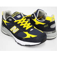 newbalance MR993 NY NAVY / YELLOW(Dワイズ)画像