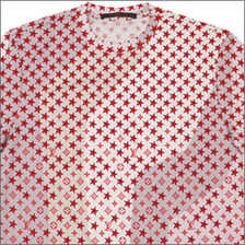 LOUIS VUITTON モノグラム スターズ Tシャツ BEIGExORANGE画像