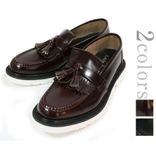 Loake Brighton タッセルローファーマーチンソール ラバーソール全2色画像