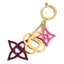 LOUIS VUITTON ビジューサック・コスミック ブラッサム キーリング ROSE画像