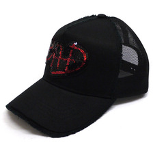 YOSHINORI KOTAKE &times; Michael Jackson BADロゴ メッシュキャップ BLACKxRED画像