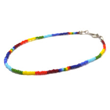 BINGO BROTHERS カラフルビーズ アンクレット RAINBOW画像