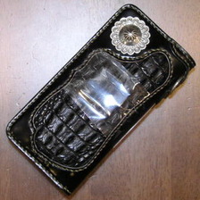 THE FLAT HEAD CD-1FC クロコダイルウォレット1FC画像