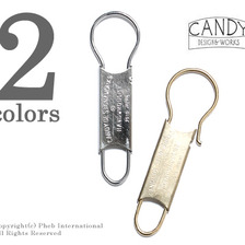 CANDY DESIGN&WORKS ''gordon''キーホルダー・キーフック CK-01(NICKEL&BRASS)画像