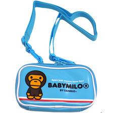 A BATHING APE x SANRIO BABY MILO by SANRIO モバイルゲーム ポーチ BLUE画像