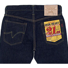 IRON HEART No.461S BOOTS CUT 21oz SELVEDGE EXTRA HEAVY DENIM IH-461S画像
