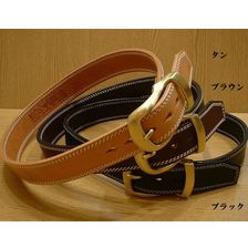 KC'S PIRATES別注 45mm幅 ダブルステッチベルト KID011SP画像