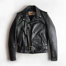 Schott 618 DOUBLE RIDERS BLACK画像