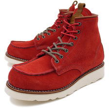 CEDAR CREST &times; UBIQ MOC TOE BOOTS RED画像