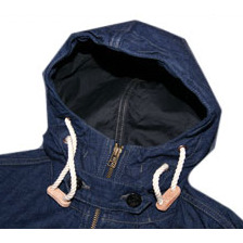 FOB FACTORY F2264 デニムマリンパーカー画像