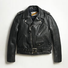 Schott 613 DOUBLE RIDERS BLACK画像