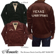 Twins Acoustic The Briewer Patch Cord Zip JKT SLIM FIT MODEL AS-WJ0110画像