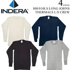 INDERA MILLS LONG JOHNS THERMALS L/S CREW 810LS/800LS画像