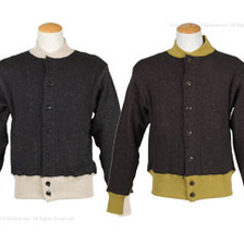 Cushman カラー杢ボタンブルゾン インナーワッフル 26137画像