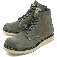 CEDAR CREST &times; ATMOS PLAIN TOE BOOTS GRAY画像