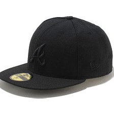 NEW ERA MLB カスタム 59FIFTY アトランタ・ブレーブス ブラック/ブラック 11122119画像