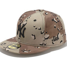 NEW ERA MLB カスタム 59FIFTY ニューヨーク・ヤンキース 6DAYカモ/ブラック 11121659画像