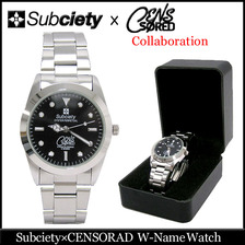 Subciety &times;CENSORAD W-Name Watch COA101-A画像