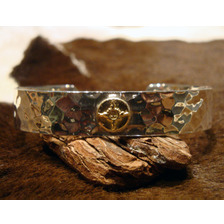 FIRST ARROWS BR-002 K18付 平打12mm タタキバングル PORKY'Sカスタム画像