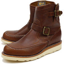 CHIPPEWA 7 MOC ENGINEER BOOT US TAN RENEGADE 97876画像
