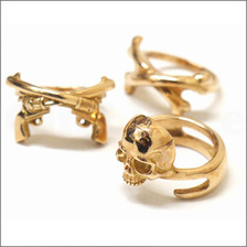 mastermind JAPAN x roar x KARMA トリプルネームリング PINK GOLD画像