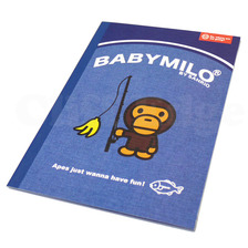 A BATHING APE BABY MILO by SANRIO B5ノート BLUE画像