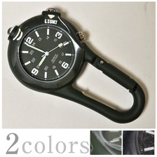 ROTHCO CLIP WATCHES W/LED LIGHT LEDライト付きカラビナウォッチ画像
