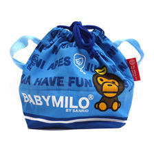 A BATHING APE BABY MILO by SANRIO ランチBOXケース BLUE画像