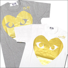 PLAY COMME des GARCONS ハート箔Tシャツ画像