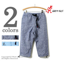 GRAMICCI シャンブレー3/4レングスクロップドパンツ GMP-S005画像