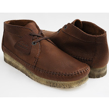 Clarks WEAVER BOOT BROWN LEATHER 76290画像
