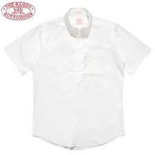 BAGGY 半袖 プルオーバー オックスフォードシャツ ホワイト メンズ画像