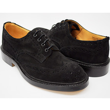 Tricker's COUNTRY SHOES BOURTON #M5633 BLACK REPELLO SUEDE画像