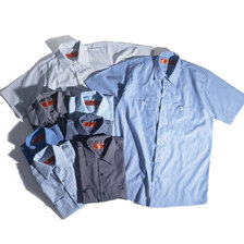 REDKAP Men's Short Sleeve Industrial Stripe Work Shirt SP20/SL20/SB22画像