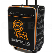 A BATHING APE BABY MILO by SANRIO JRキャリーケース BLACK画像