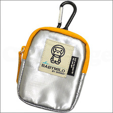 A BATHING APE BABY MILO by SANRIO モバイルポーチ SILVER画像