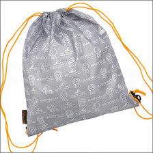 A BATHING APE BABY MILO by SANRIO 巾着ナップ GRAY画像