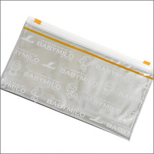 A BATHING APE BABY MILO by SANRIO ビニールファスナーケース SILVER画像