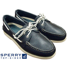 SPERRY TOPSIDER 2EYE DECK SHOES CLASSIC NEW NAVY 0191312画像