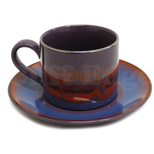 HYSTERIC GLAMOUR ANOTHER LATE NIGHTカップ&ソーサー PURPLE画像