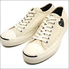 PLAY COMME des GARCONS x CONVERSE JACK PURCELL WHITExBLACK画像