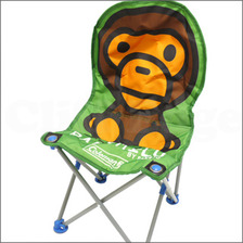 A BATHING APE BABY MILO by SANRIO &times; Coleman コンパクトチェア GREEN画像