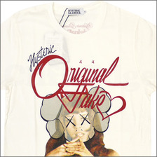 HYSTERIC GLAMOUR x Original Fake GIRL Tシャツ WHITE画像