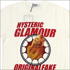 HYSTERIC GLAMOUR x Original Fake 歯形サークル Tシャツ WHITE画像