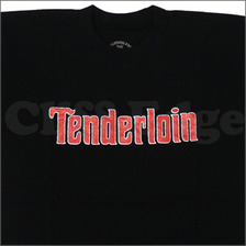 TENDERLOIN ロゴプリント Tシャツ BLACK画像