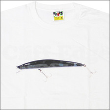 A BATHING APE &times; DAIWA A FISHING APE R50 Tシャツ WHITE画像