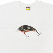 A BATHING APE &times; DAIWA A FISHING APE PEANUT Tシャツ WHITE画像