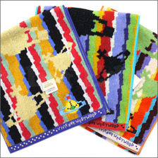 VivienneWestwood デジタルRAINBOW パイルタオル画像