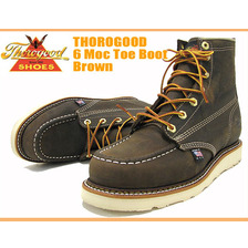 Thorogood by WEINBRENNER 6 Moc Toe Boot Brown 814-4203画像