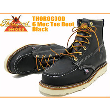 Thorogood by WEINBRENNER 6 Moc Toe Boot Black 814-6201画像